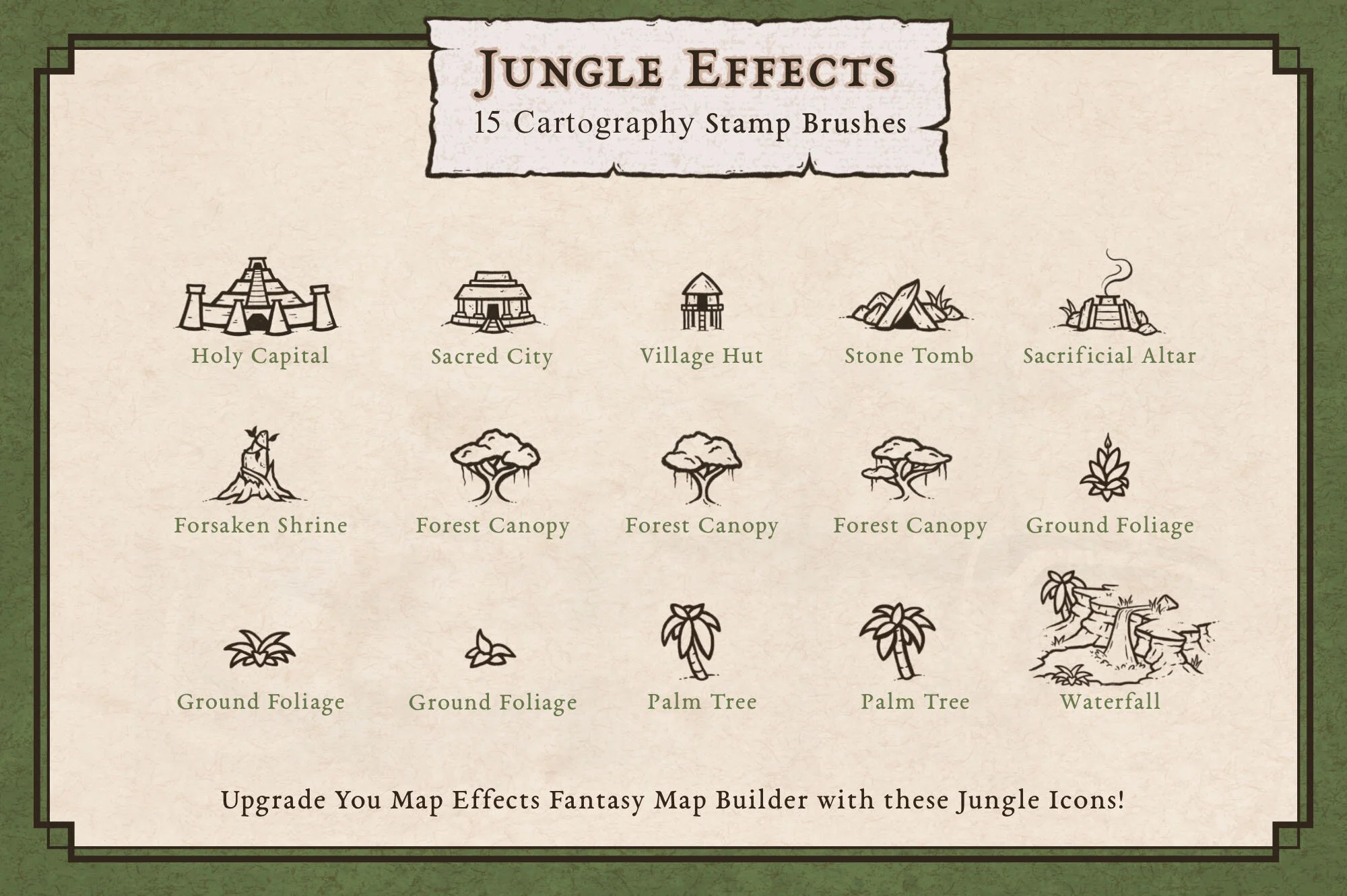Easily Add Jungles to Your Fantasy Map! — Map Effects